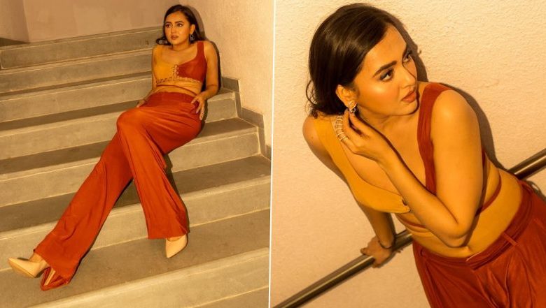 unnamed 2023 07 12T204454.268 784x441 – Tejasswi Prakash Is Setting Style Objectives in Beautiful Nude and Maroon Bralette Paired With Aptitude Pants (View Pics) – World Tech Power