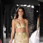 1690880836 Untitled design 2023 08 01T110724.892 – Ananya Panday Stuns In A Dazzling Gold Co-Ord On The Ramp Stroll For Rimzim Dadu – World Tech Power