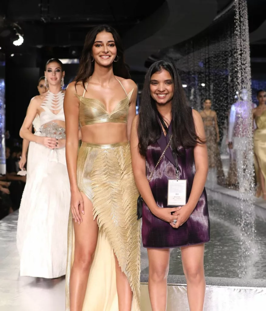 Ananya Panday Latest Golden Outfit