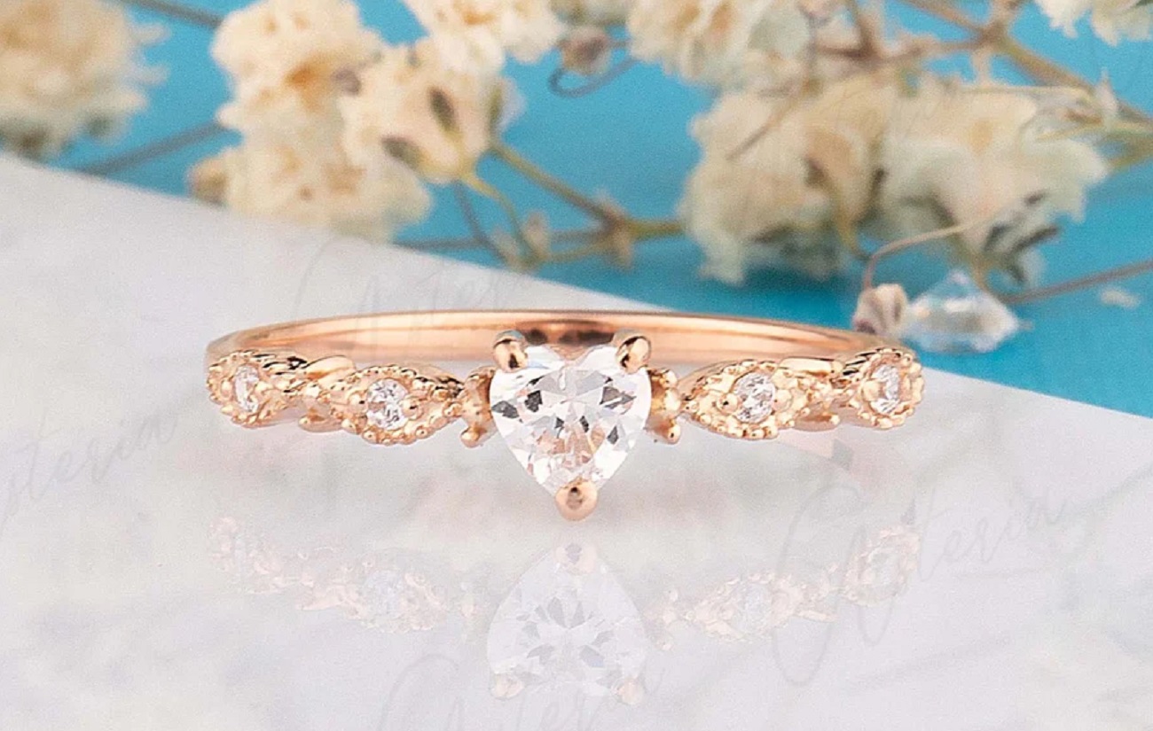 Rose Gold Engagement Rings,